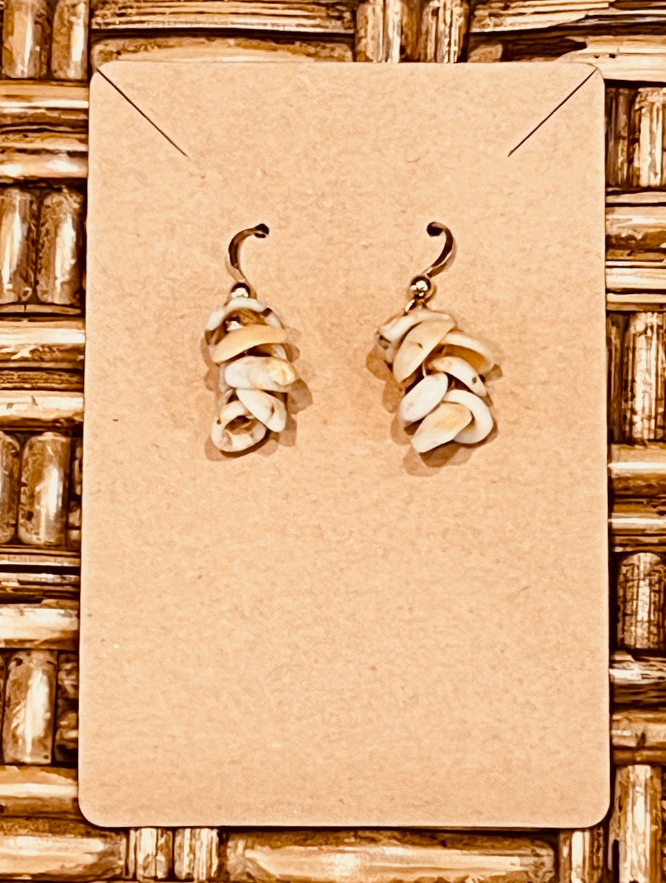 Mario Cervantes: Lana'i Puka Shell Earrings