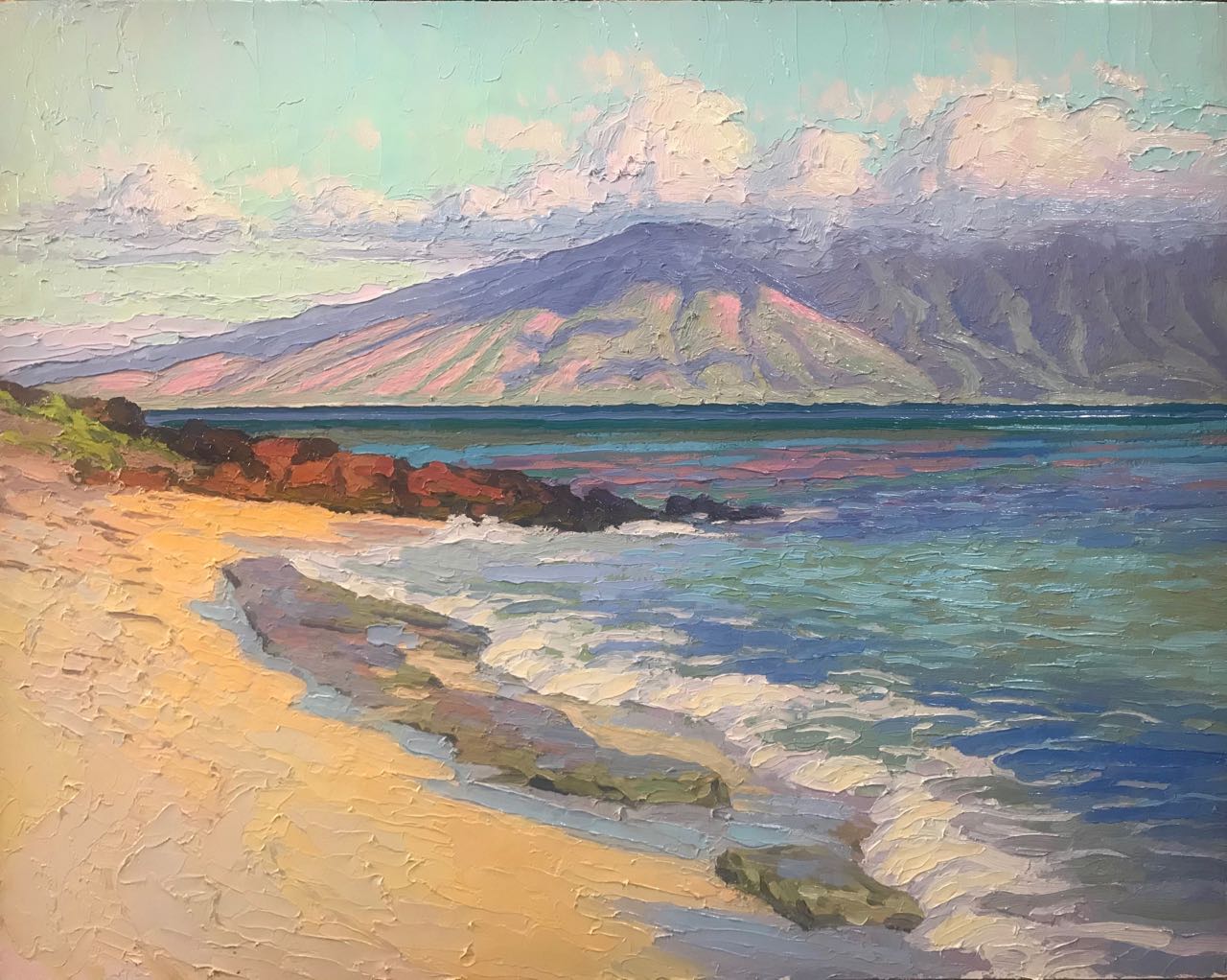 Billyo O'Donnell: Shipwreck Beach, Distant Colors of Moloka`i