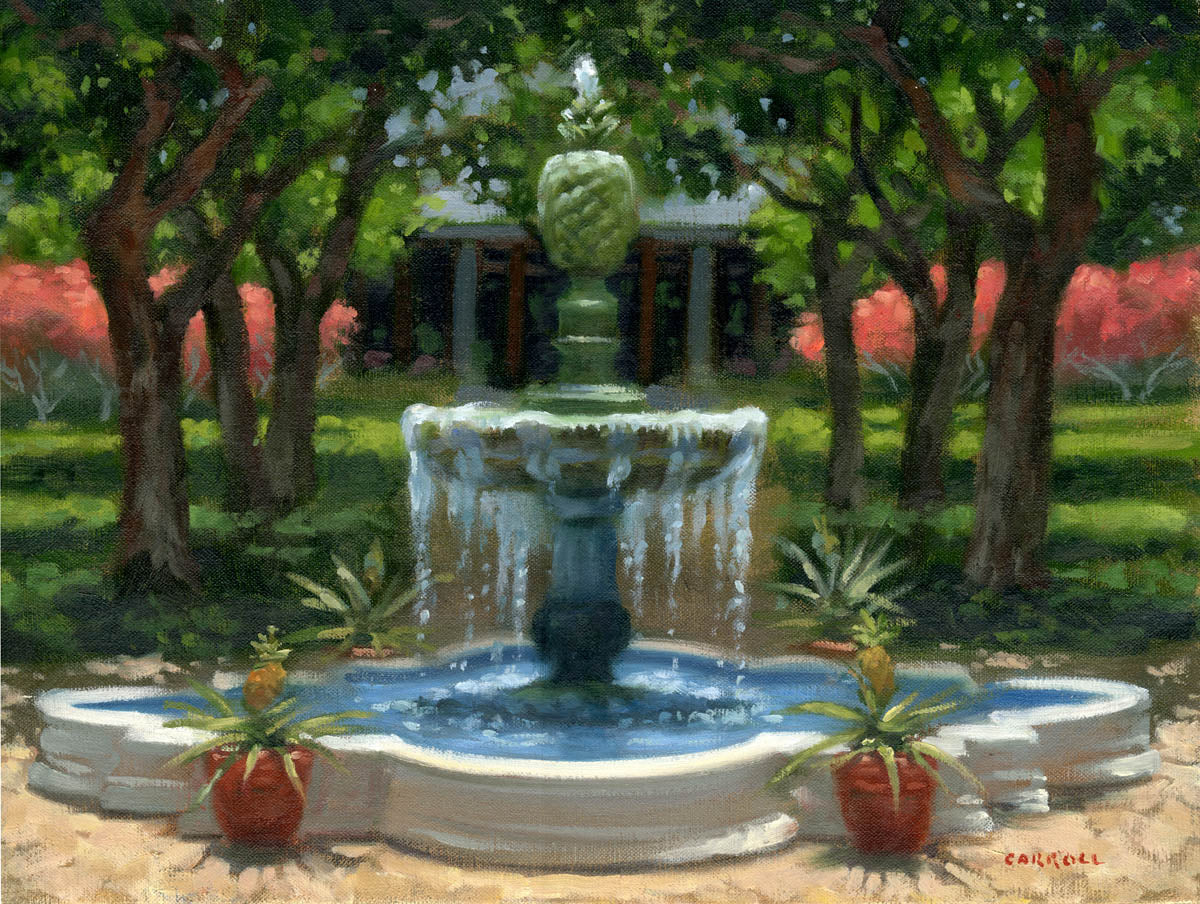 Pineapple Fountain, Koele