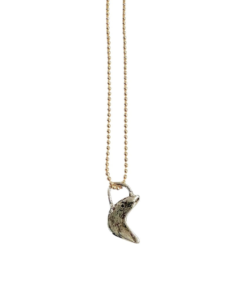 Dyanne Michele Designs: Sterling Silver Moon Charm Necklace