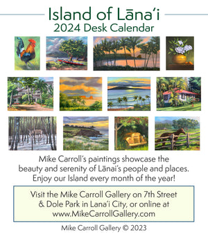 2024 Landscape Art Desk Calendar