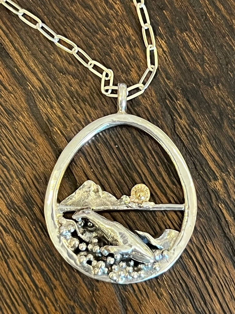 Jack Hamilton: Seascape Pendant with Whale