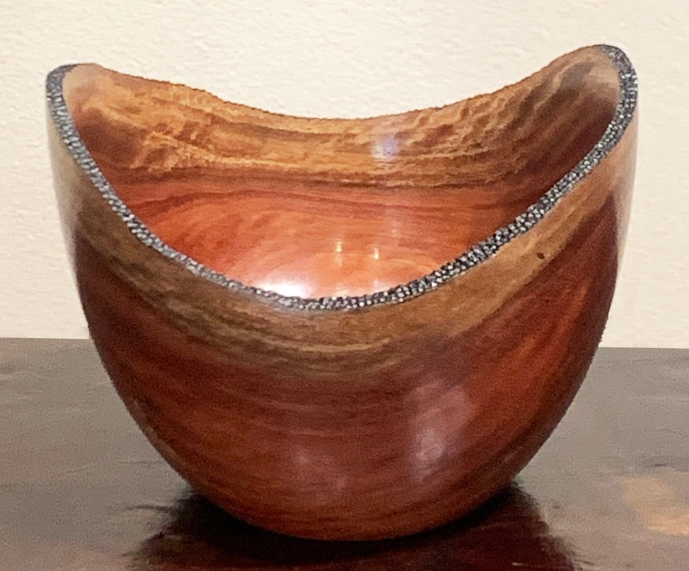 Craig Mason: Lana`i Robusta Wood Bowl with Burned Rim