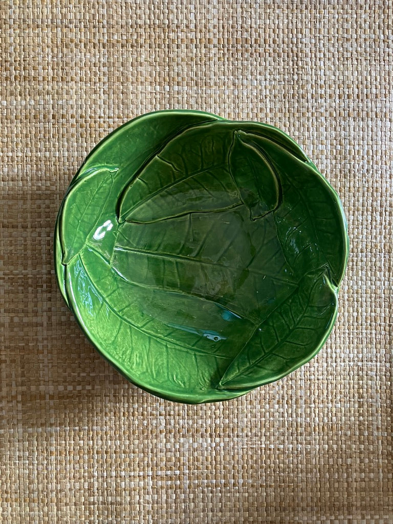 Large Croton Leaf Bowl