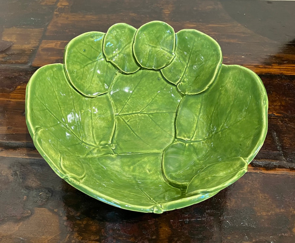 Large Sea Grape Leaf Bowl