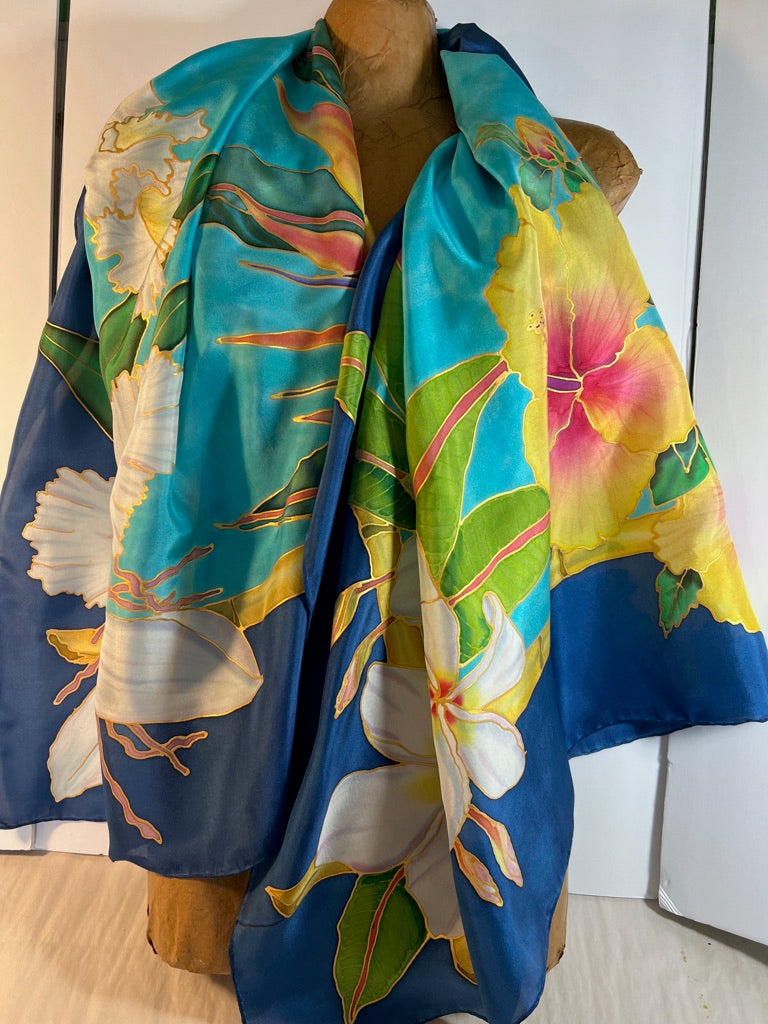 Charlotte Campbell: "Karenʻs Cruise" Silk Pareo