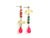 Dyanne Michele Designs: Asymmetrical Gemstone Earrings