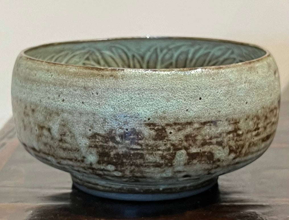 Carved Chrysanthemum Bowl