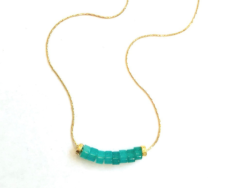 2Dy4:  Amazonite Necklace