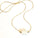2Dy4:  White Druzy Crystal Necklace