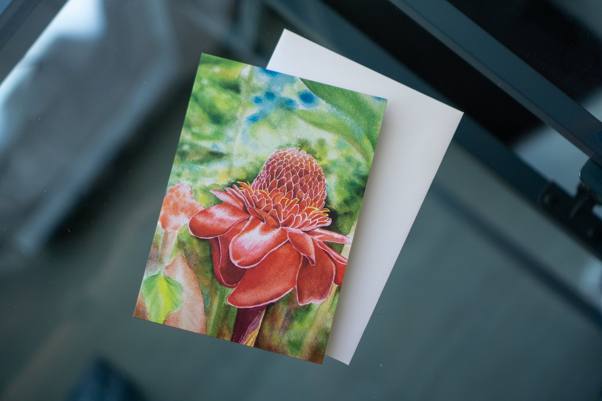 Sensei Torch Ginger Greeting Card (blank inside)