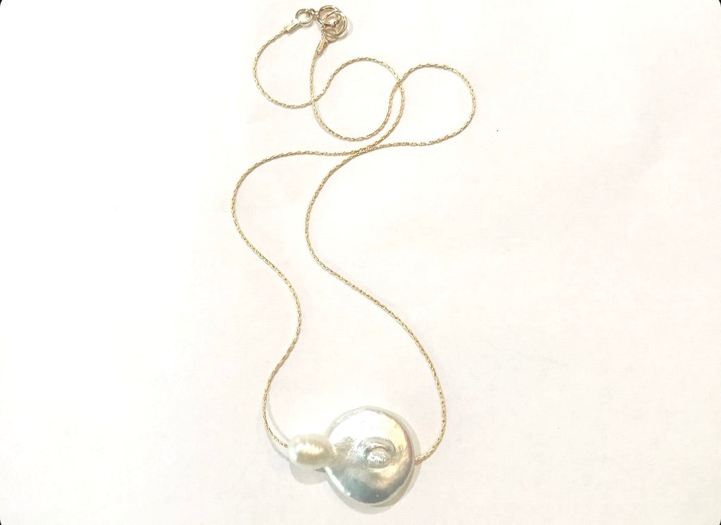 Dyanne Michele Designs:  Freshwater Baroque Pearl Necklace