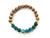 Dyanne Michele Designs: Apatite & Sandalwood Bracelet