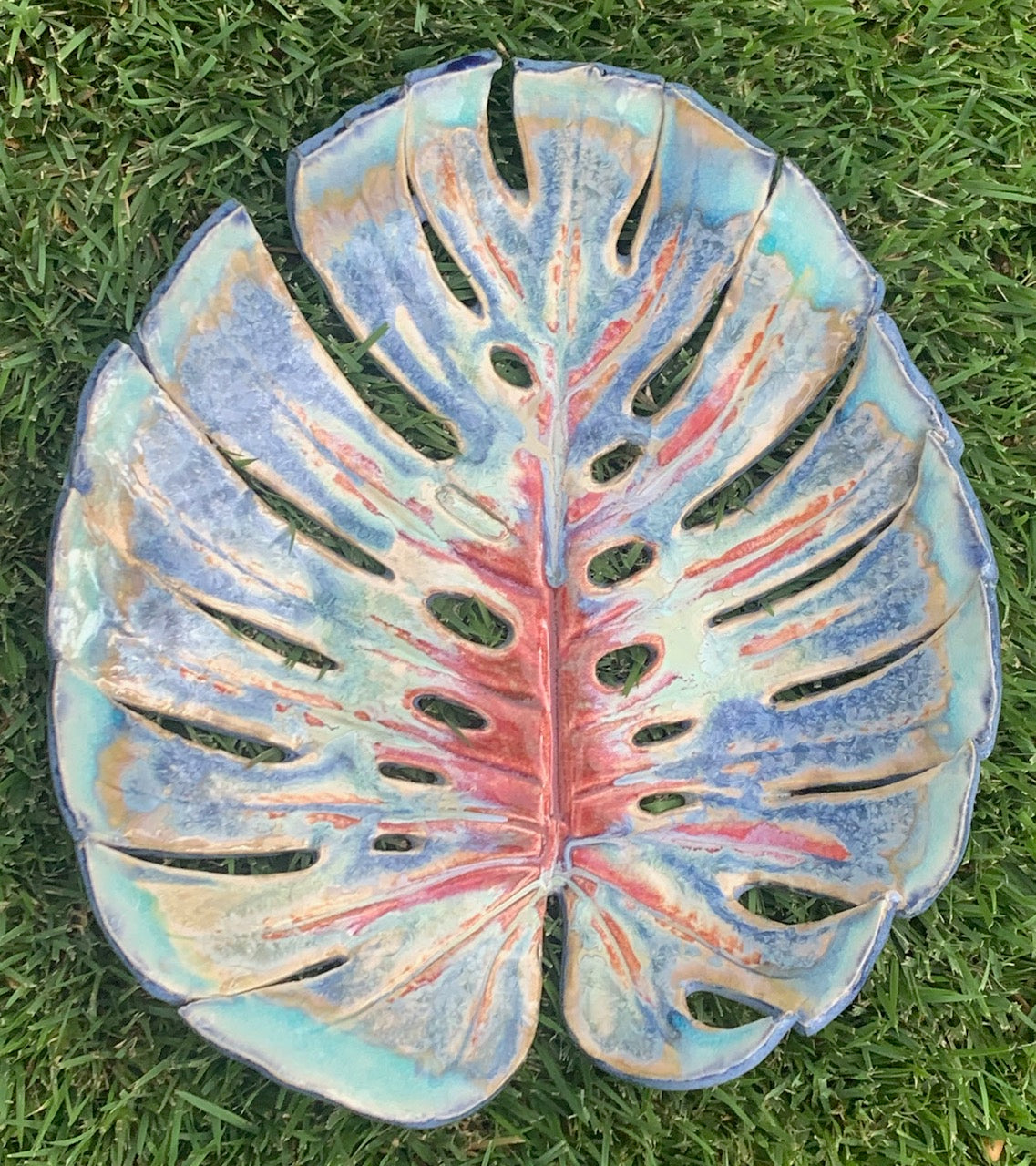 Monstera Leaf Platter