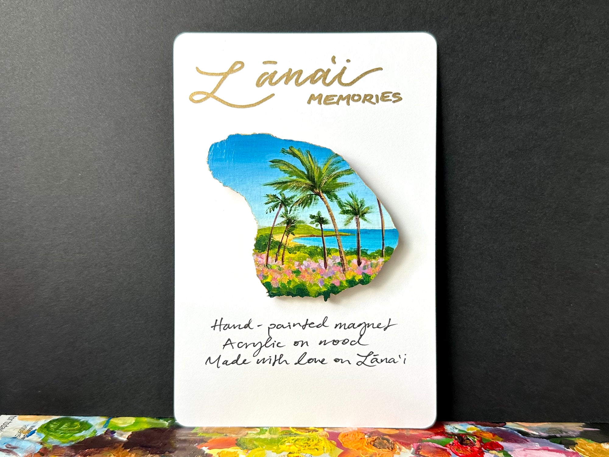Hand-Painted Lanai Magnet "Dancing in the Sun"