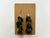 Mario Cervantes: Lana`i puka shells & Mgambo (Velvet) Seed Earrings