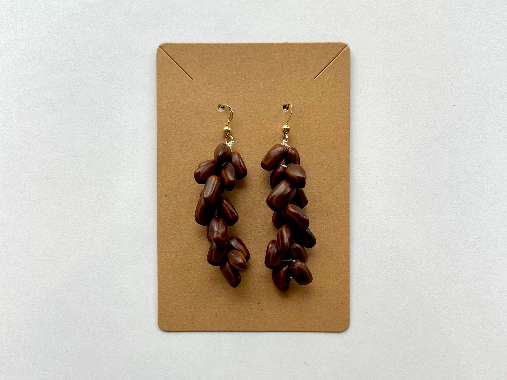 Mario Cervantes: Lana'i Monkeypod Earrings