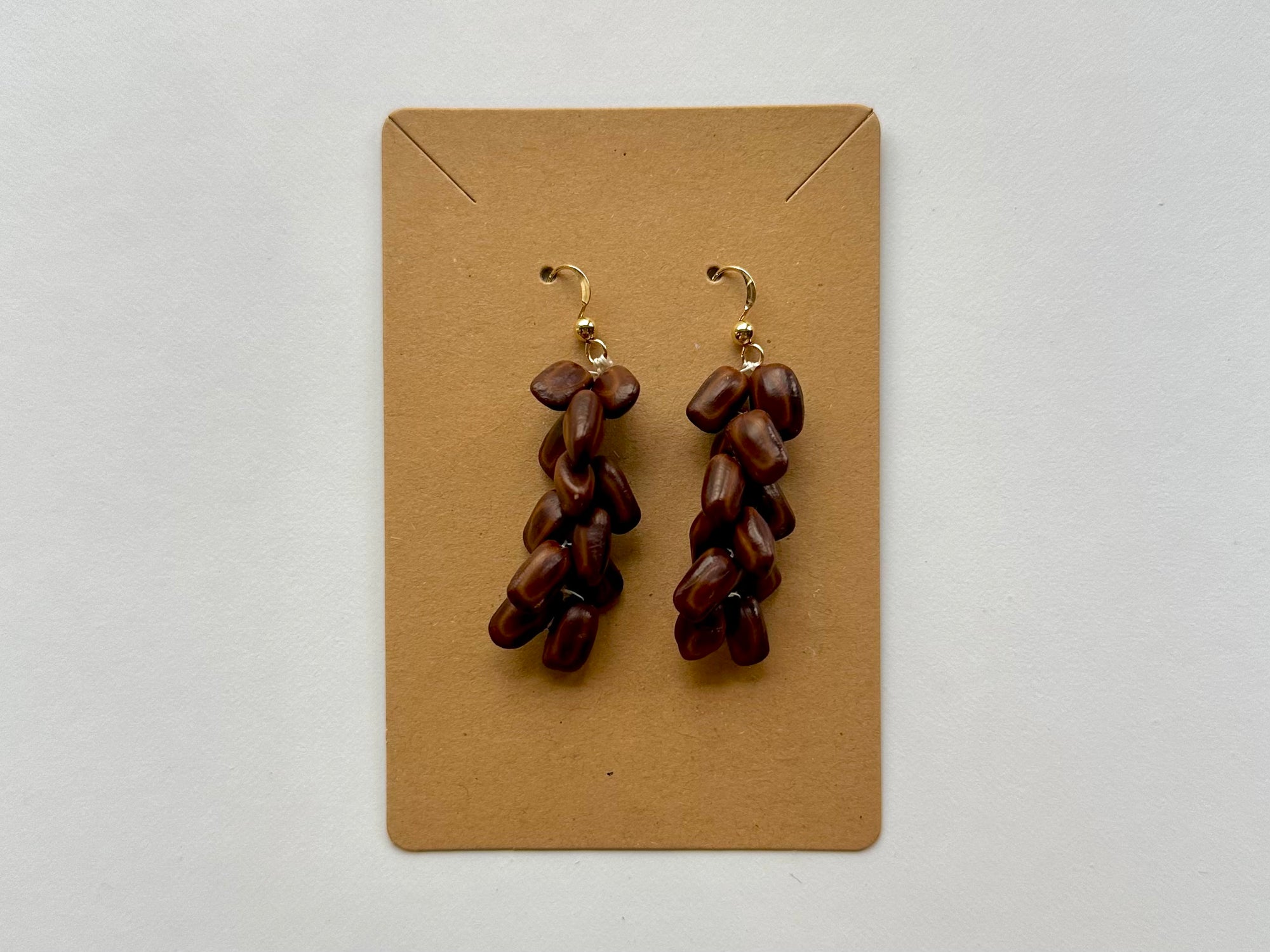 Mario Cervantes: Lana'i Monkeypod Earrings