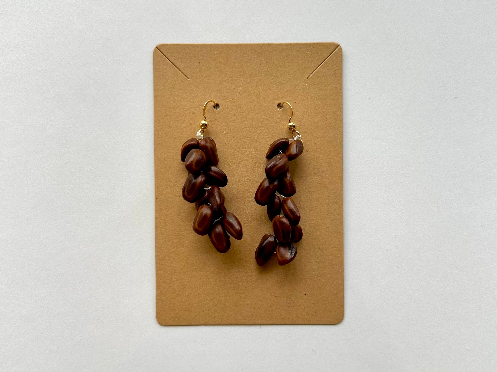 Mario Cervantes: Lana'i Monkeypod Earrings