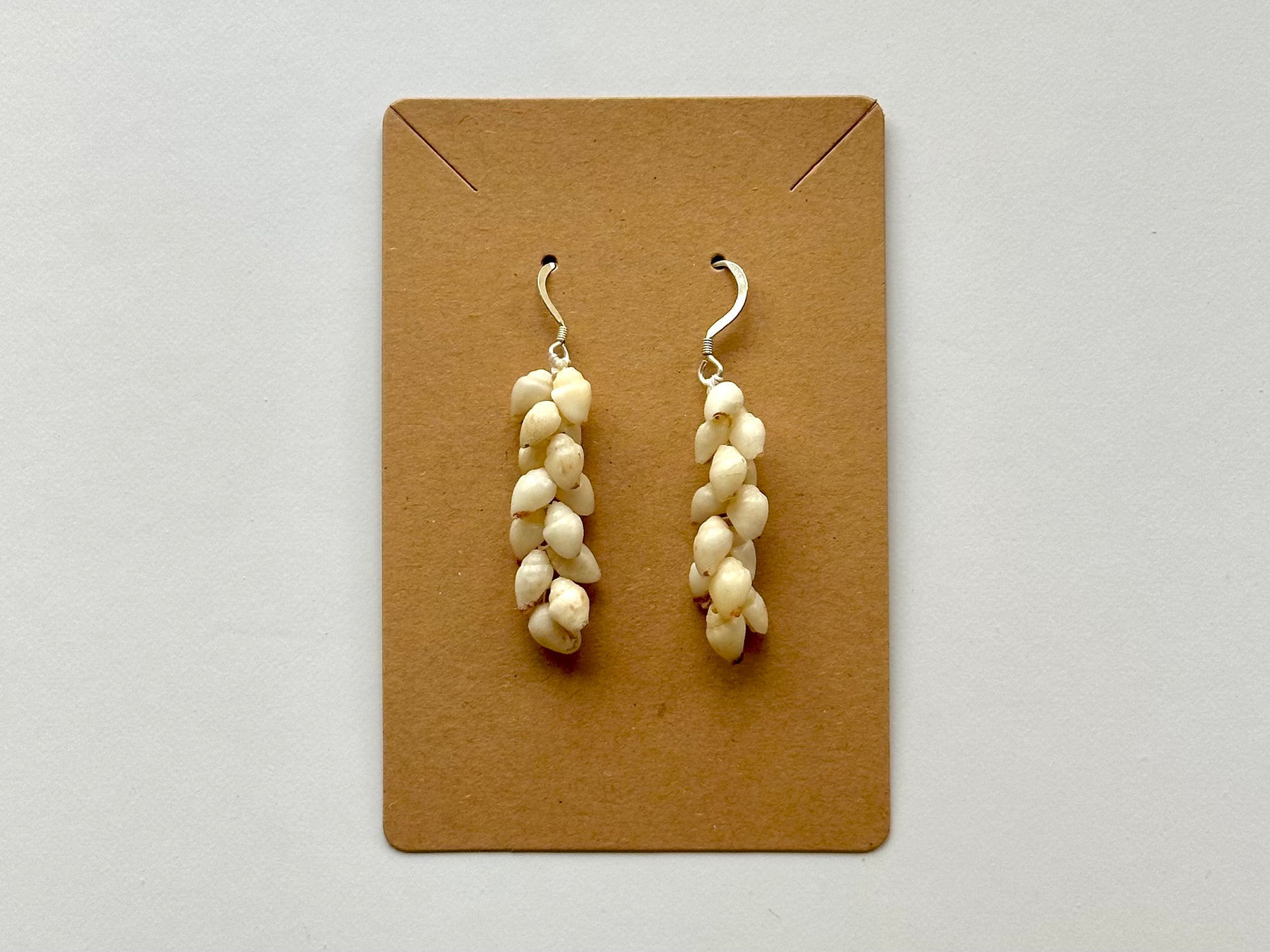 Mario Cervantes: Lana`i Momi Shell Earrings