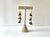 Mario Cervantes: Lana`i Momi Shell and Monkey Pod Seed Earrings