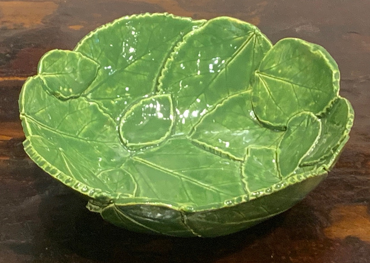 Yellow Hibiscus (Ma`o Haul Hele) Leaf Bowl