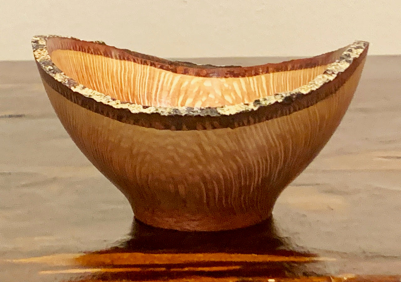 Craig Mason: Macadamia Nut Wood Natural Edge Bowl