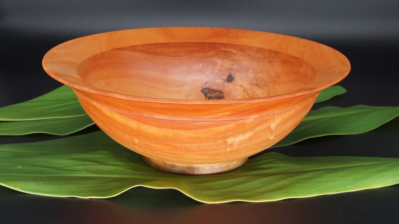 Bill Moore:  Lāna`i Eucalyptus Bowl With Flared Rim