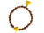 2Dy4:  Happy Buddha & Rosewood Mala Bracelet
