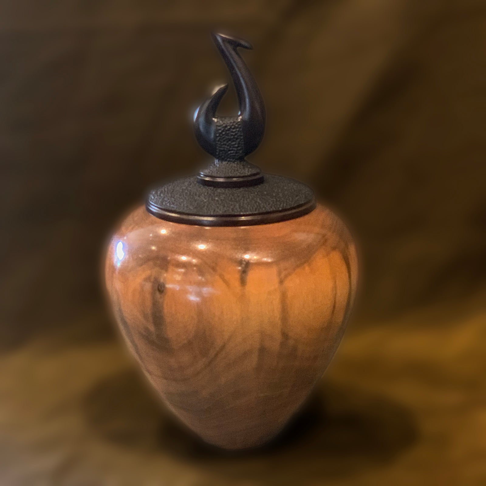 Craig Mason: Mountain Apple Hollow Form With Fish Hook Stopper - Mike  Carroll Gallery
