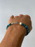 Chelle: Swimming Koi Collection In Neon Blue Apatite & Conch Shell