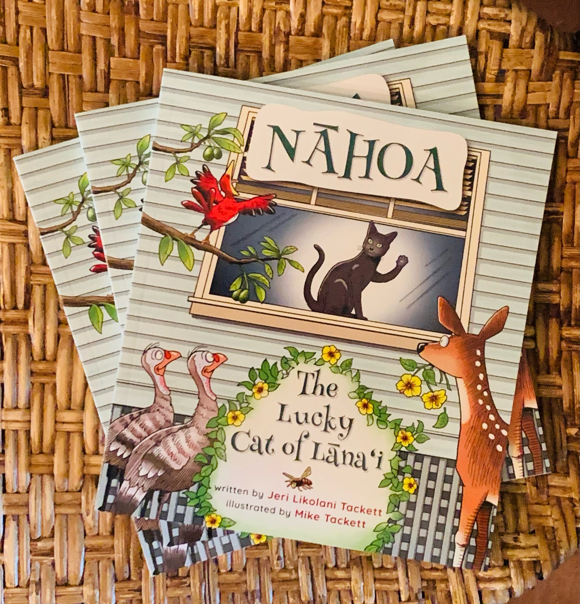 "Nāhoa, The Lucky Cat of Lāna`i" Book